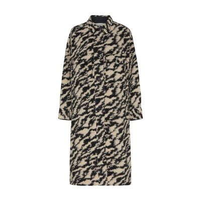 Isabel Marant Étoile Fontizi Wool-blend Coat In Black