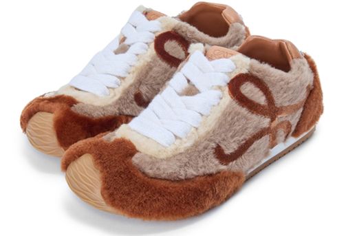 LOEWE Ballet Runner 2.0 in shearling
