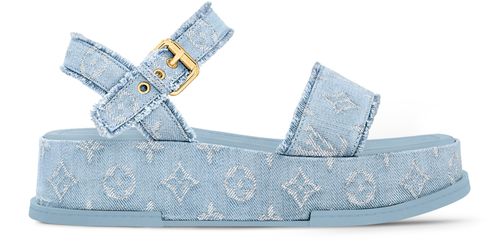LOUIS VUITTON Sandale compensée Maya