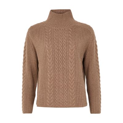 S Max Mara Turtleneck Sweater In Grey