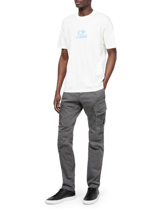 CP COMPANY Jersey logo T-shirt