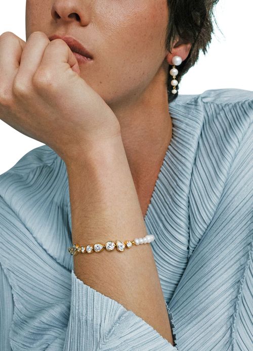 COMPLETEDWORKS Pearled bracelet