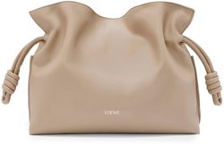 Medium Flamenco clutch in nappa calfskin