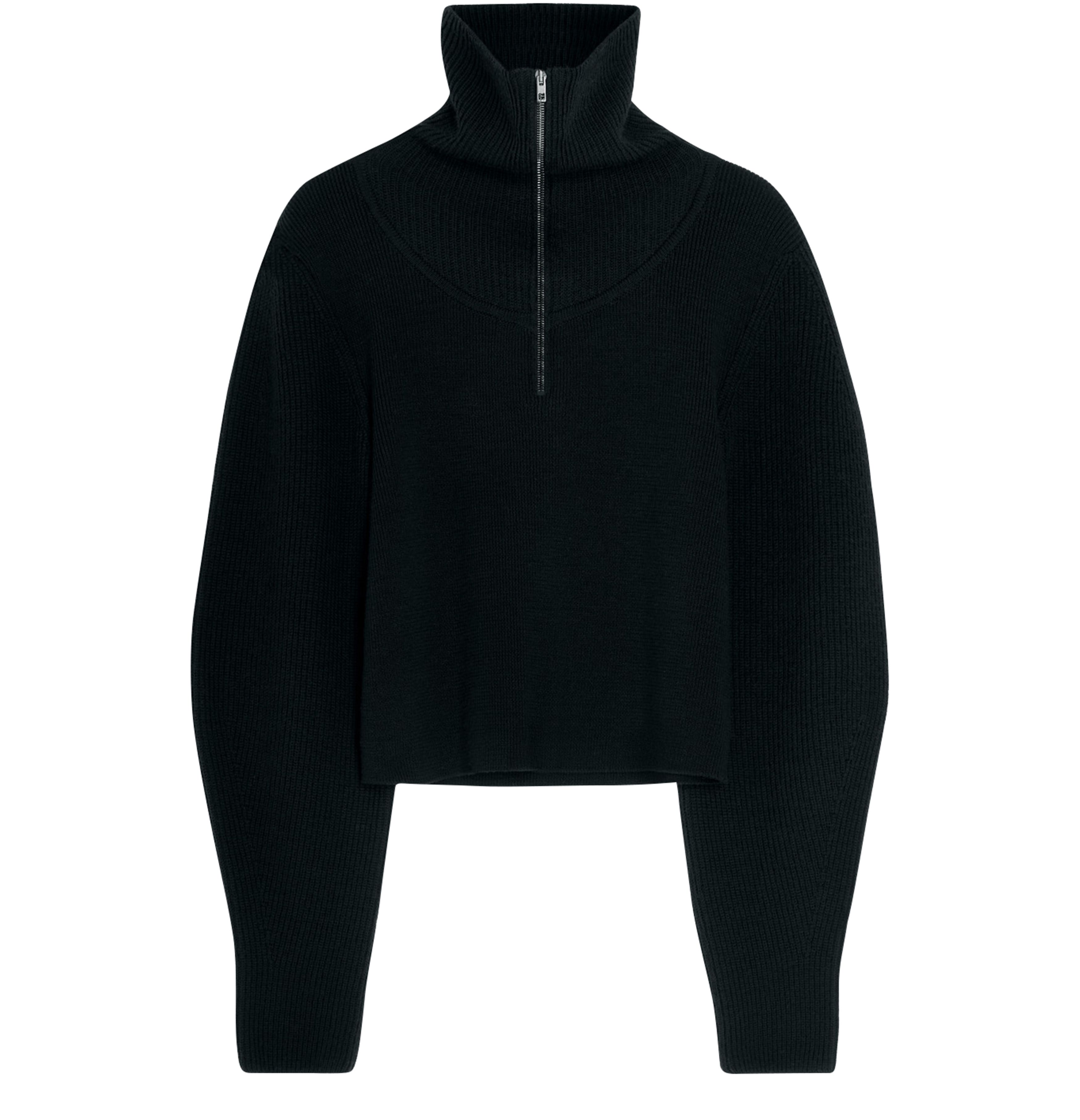 Zipped sweater