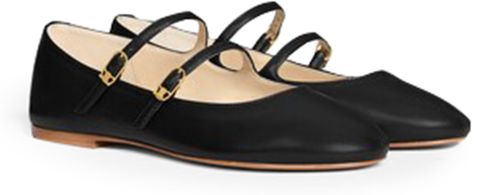 CELINE Celine ballerinas double strap in lambskin