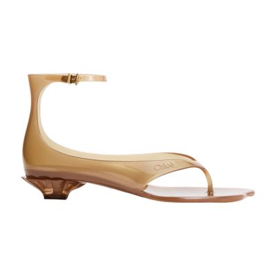 Chloe Damen Braun Sandalen Jelly