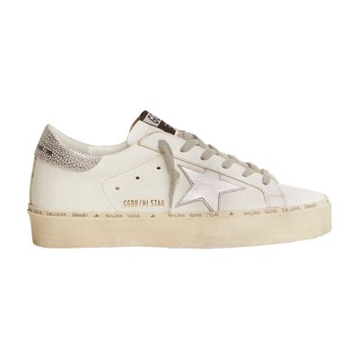 Golden Goose Women's White Hi Star Classic With Spur Sneakers Size 35