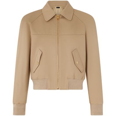 Nili Lotan Saul Bomber Jacket In Neutral