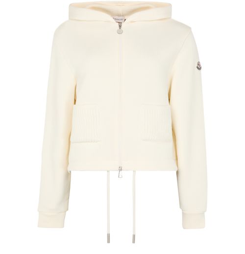 MONCLER Zip up bi-material jacket