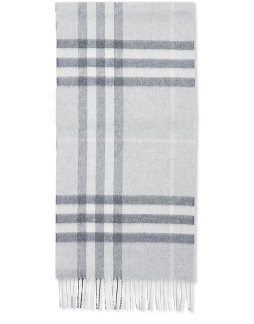 BURBERRY Check cashmere scarf