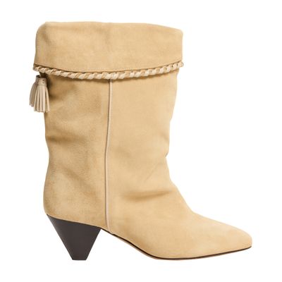 Isabel Marant Dalby Ankle Boots In Nude