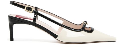 ROGER VIVIER Mini buckle slingback 55