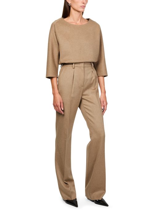 MAX MARA Pantalon droit Carbone