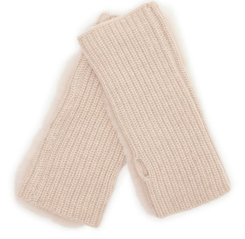 YVES SALOMON Rex rabbit fur mittens