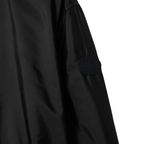 BURBERRY Short Checker-tape Nylon Parka