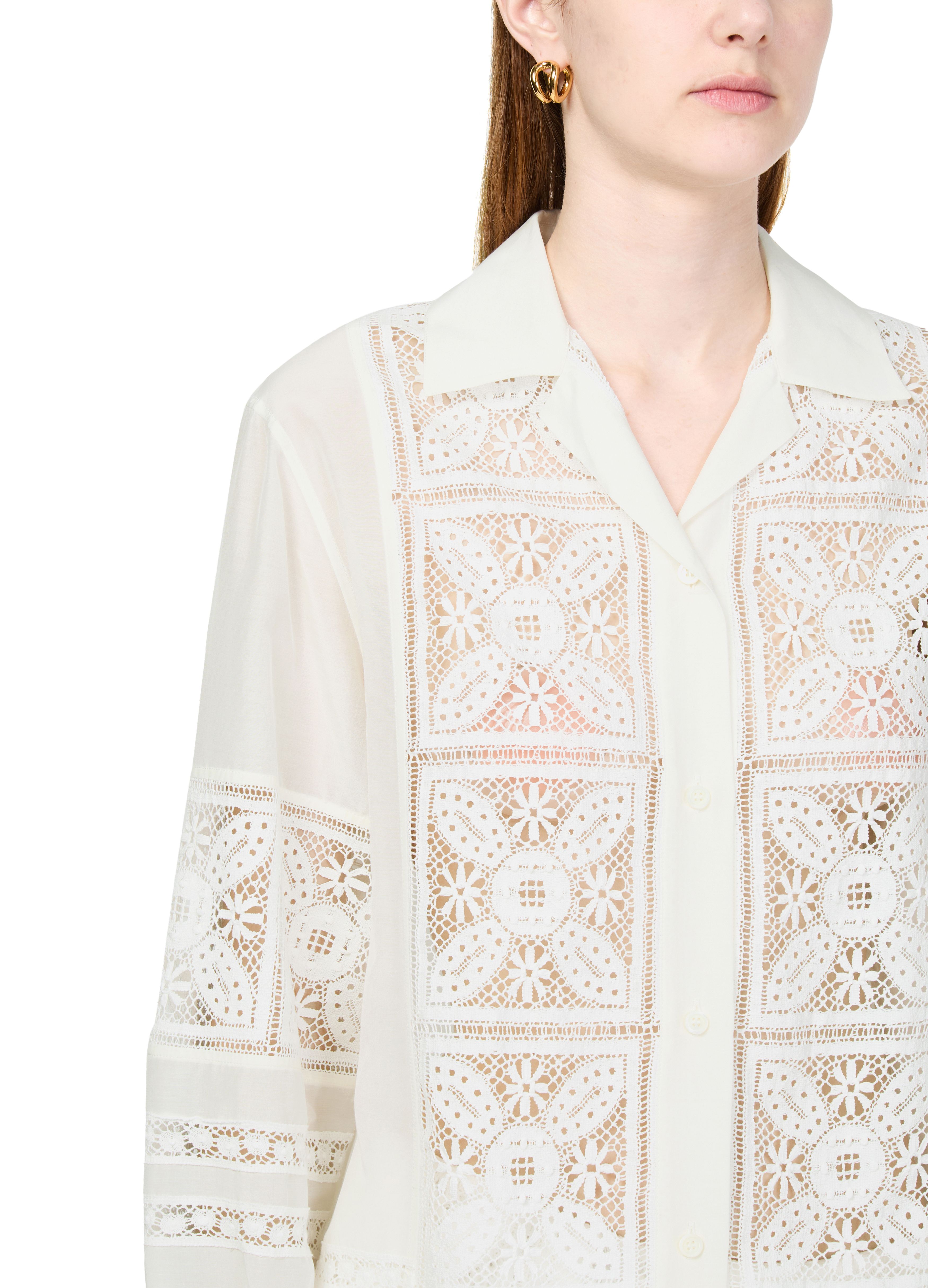 Cotton and silk shirt thumbnail 4