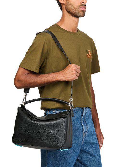 LOEWE Puzzle large grained calfskin bag 