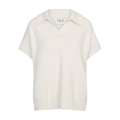 Twp Loose-fitting Short-sleeved Polo Shirt In Neutral