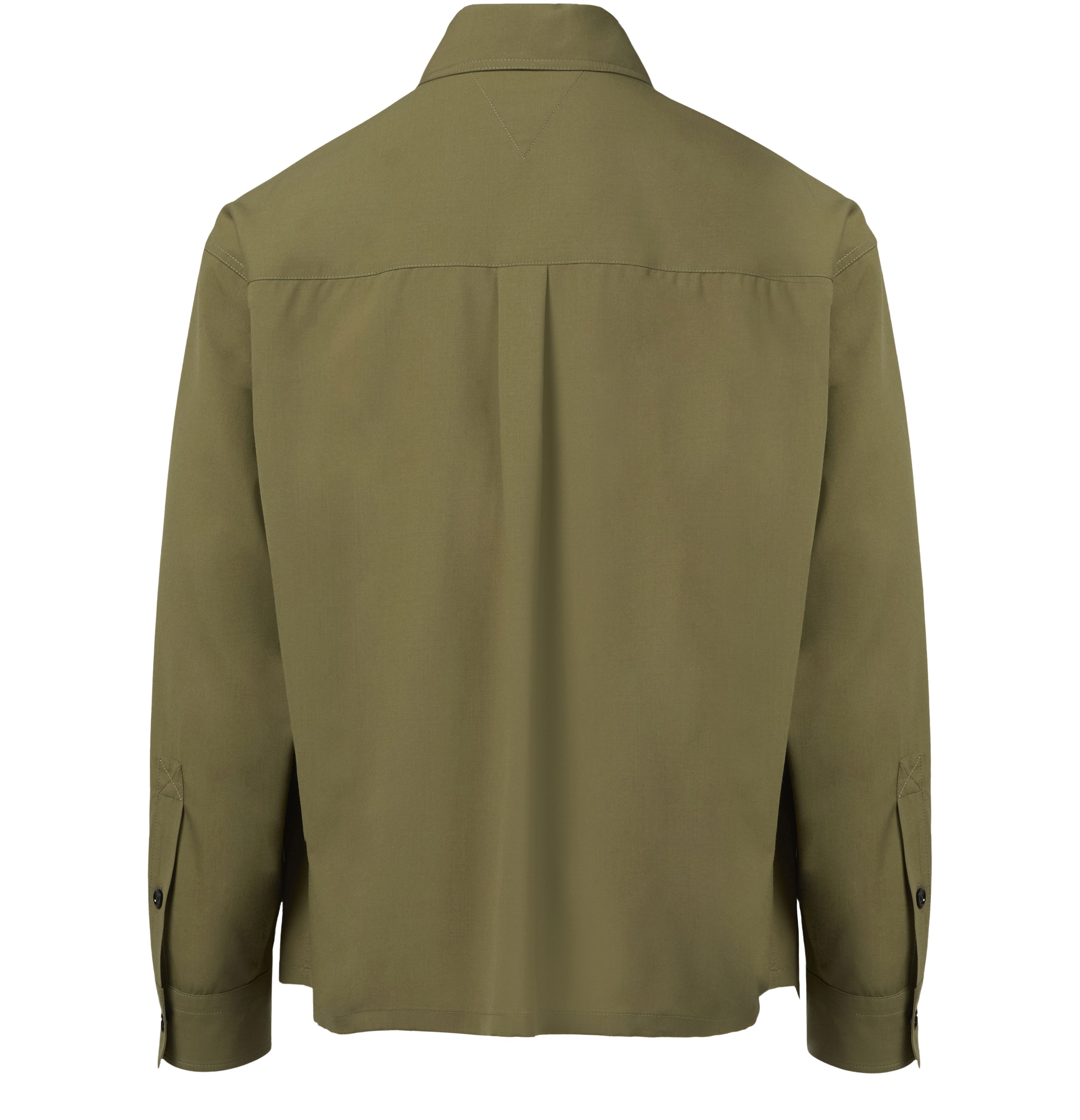 Lightweight cotton serge overshirt thumbnail 3