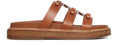 CELINE Tippi in calfskin sandals - vegetal tanning