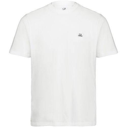 CP COMPANY Embroidered jersey logo T-shirt