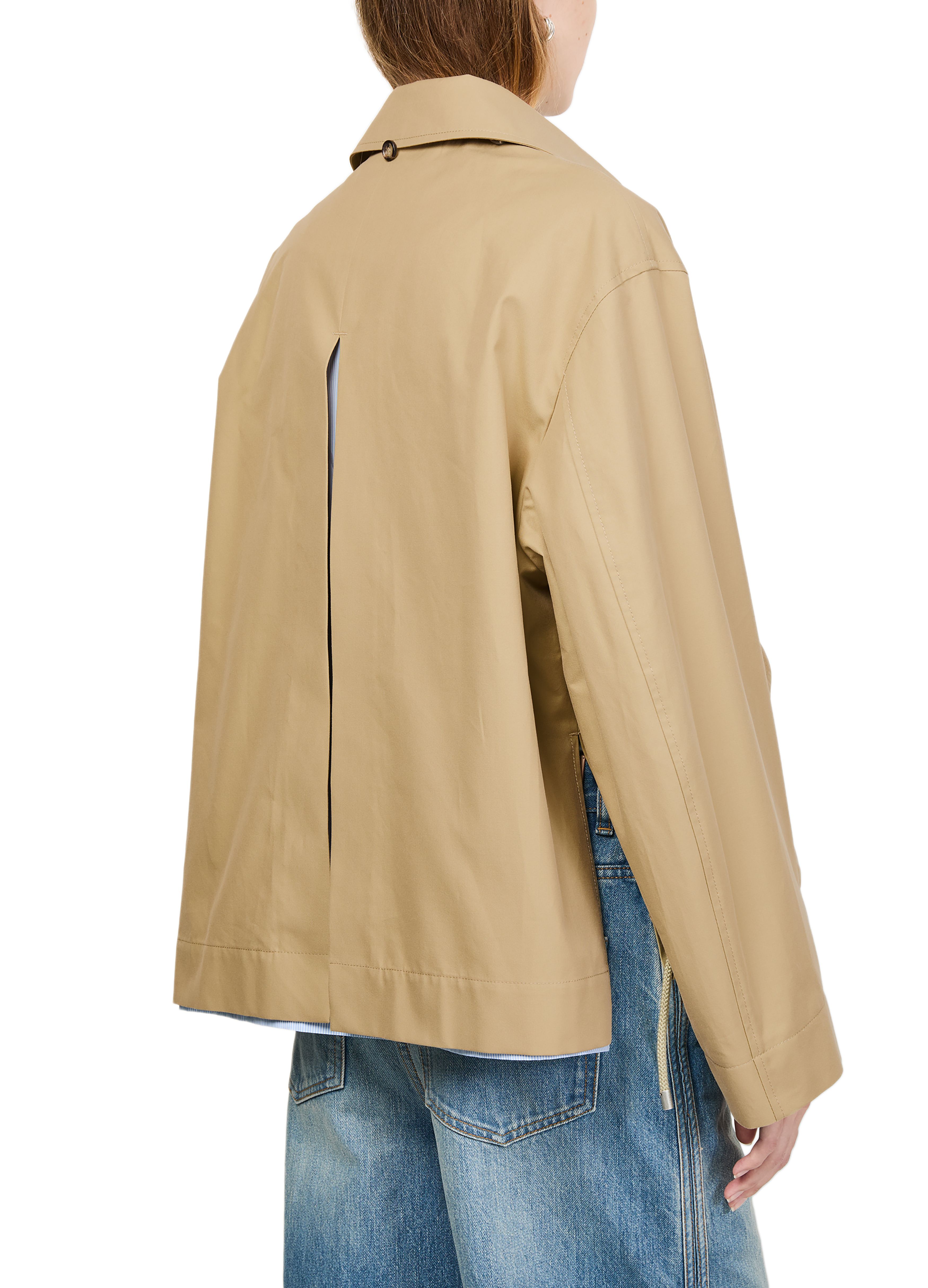 Hooded parka in cotton thumbnail 6