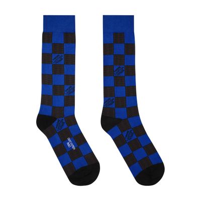 Louis Vuitton Damier Pop Socks In Blue