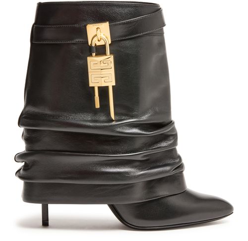 GIVENCHY Shark Lock Stiletto ankle boots in nappa leather