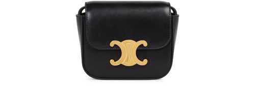 CELINE 새틴 송아지 가죽 Triomphe 미니백