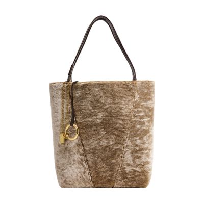 Chloé Spin Tote Bag In Gray