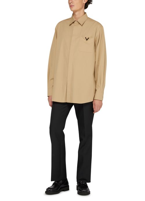 VALENTINO GARAVANI Poplin long-sleeved shirt