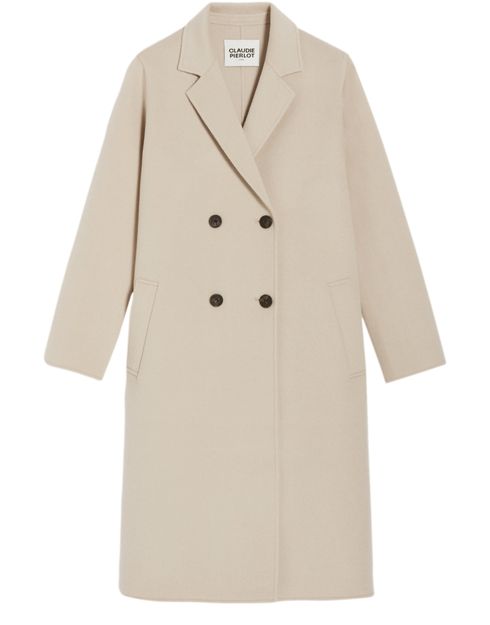Women s Mid length wool blend coat CLAUDIE PIERLOT 24S