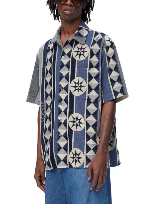 LOEWE Short-sleeved terrycloth shirt