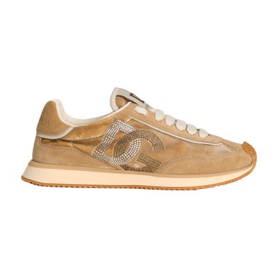 Dolce & Gabbana Low Top Sneakers With Dg Cushion Style In Multicolor