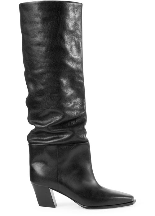 JIMMY CHOO Hart 60 knee high boots in calf leather