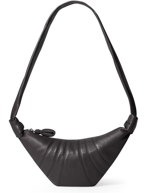 LEMAIRE Small smooth leather Croissant bag