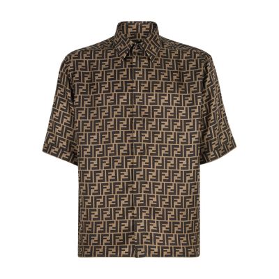 Fendi Shirt In Marron