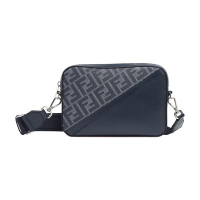 Fendi Diagonal Camera Case In Blue