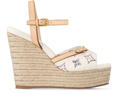 LOUIS VUITTON Helios Wedge Sandal