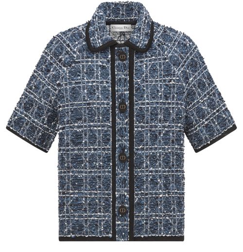 DIOR Short-Sleeved Cannage Jacket