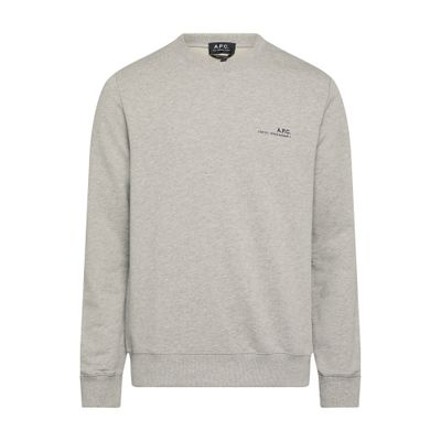 Apc Grey Item Sweatshirt In Light Grey