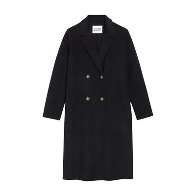 Women's Pure virgin wool with belt long coat | WOOLRICH | 24S Women's Pure virgin wool with belt long coat | WOOLRICH | 24S
