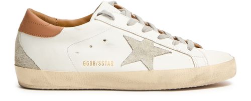 GOLDEN GOOSE Super-Star Sneakers mit Wildlederstern