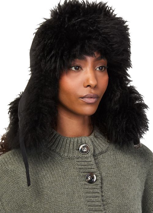 YVES SALOMON Chapka en fourrure d'agneau