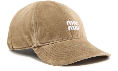 MIU MIU Casquette en velours