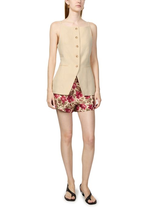 POSSE Nancy sleeve less jacket