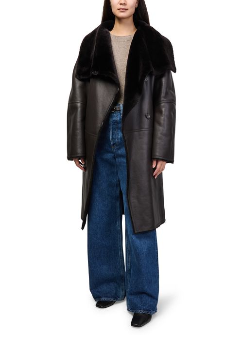 TOTEME Wickelmantel aus Lammfell