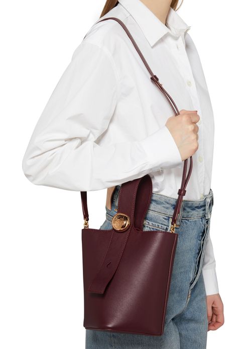 LOEWE Mini Pebble bucket bag