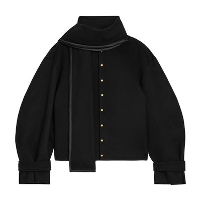 CELINE 22AW ブラッシュドモヘアエンブロイダリーカーディガン CELINE（セリーヌ） 22AW ブラッシュド モヘアエンブロイダリー ロング