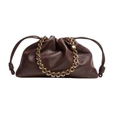 Loewe Large Flamenco Soft Nappa Lamb Leather Purse In Brown